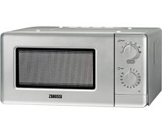Zanussi ZFM15100SA Encimera 14L 500W Plata - Microondas (Encimera, 14 L, 500 W, Giratorio, Plata, 25,5 cm)