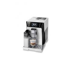 DeLonghi PrimaDonna Class ECAM 550.65.W - Cafetera con sistema de leche LatteCrema, cappuccino y espresso con solo pulsar un botón, pantalla TFT a color y control de aplicaciones, color blanco