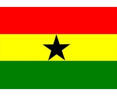 Bandera nacional de Ghana de 5 pies x 3 pies con ojales, eventos deportivos, decoración de barbacoa para la Copa del Mundo de Deportes 2023, soporte para ventilador