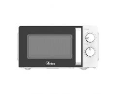 Ardes AR6520 Wave - Horno microondas de 20 litros, compacto, 6 potencias, con función descongelación, temporizador, luz, plato giratorio, 700 W