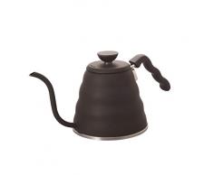 Hario V60 - Tetera con cuello de cisne cuello flexible Stovetop, 1.2L, Black Acero inoxidable, color negro.