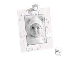 Mascagni Casa 8003426045701 - Marco de fotos vertical de madera, formato 13 x 18 cm, multicolor