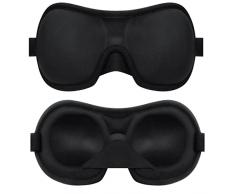 Antifaz para Dormir, Máscara de sueño Brencco para mujeres y hombres, máscara de viaje 3D antiligera, diseño mejorado de puente de nariz alta, máscara de ojos ultrasuave y cómoda