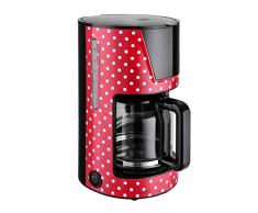 Team Kalorik TKG CM 1045.1 RWD - Cafetera con filtro (1,5 L, jarra de cristal, hasta 15 tazas, 900 W, color rojo y blanco