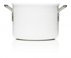 Eva Solo 5706631037884 Garnek z powłoka - Cafetera italiana (4,8 l, 20 cm), color blanco