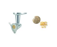 Kenwood Accesorio para Hacer Pasta en Casa, Compatible con el Robot de Cocina Kenwood Chef y kMix + Troquel Metálico para Hacer Pasta, Molde para Pasta Spaccatelli