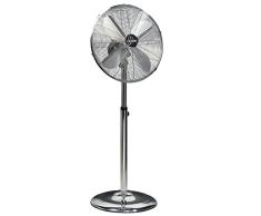 Pasa el ratón por encima de la imagen para ampliarla Farelek Arizona - Ventilador de pie (40 cm), cromado