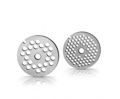 Bosch Discos Perforados para picadora de Carne para MUM4 y MUM5 Accesorios para los procesadores de Alimentos, Metáli, Plata