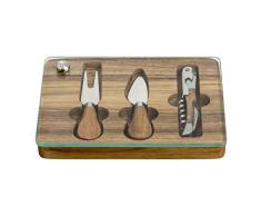 Brandani 53091 - Tabla para cortar cuchillos y sacacorchos, madera de acacia