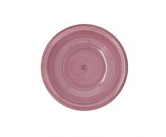 Quid Vita Peoni Plato Hondo Cerámico 21,5cm Rosa