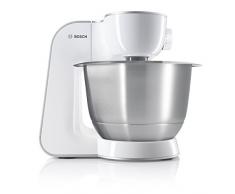 Bosch MUM54270DE - Robot de cocina (3,9 L, Plata, Blanco, 1,1 m, Operación, 3 discos, 220-240 V)