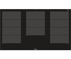 Siemens EX975KXW1E hobs Integrado Con - Placa (Integrado, Con placa de inducción, Vidrio y cerámica, Negro, 2600 W, Rectangular)