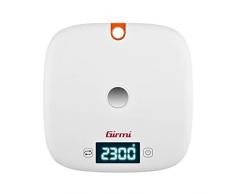 Girmi PS02 Mesa Alrededor Báscula electrónica de cocina Naranja, Color blanco - Báscula de cocina (Báscula electrónica de cocina, 5 kg, 1 g, Naranja, Blanco, Mesa, Alrededor)