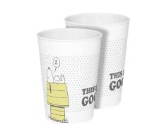 GEDA LABELS 15088 Reutilizables, Juego de Vasos, PP