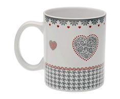 BigBuy Home S3404686 Tazas y Vasos, Porcelana