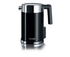 Graef WK 702 - Tetera eléctrica (50 Hz, 230V, 14,7 cm, 23 cm, 25,5 cm) Negro, parcial metálico