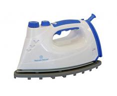 Reinold deluxe Plancha de vapor, Aluminio, plástico y silicona, Blanco y verde