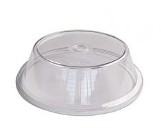 Tapa de plato APS - tapa de mantenimiento de frescos, campana de plato, tapa de plato transparente, no apta para microondas, Ø 28 cm, 6,5 cm de altura