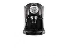 Delonghi EC201.CD.B - Cafetera de bomba tradicional (15 bar de presión, 2 tazas, café molido o filtros monodosis) negro