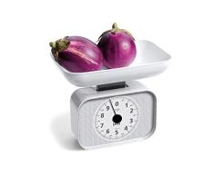 Balanza de cocina mecánica con BOL Laica KS2001 en color blanco y peso máximo 10 kg,
