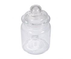 Rayher 46049000 - Tarro con tapa de cristal (8 cm de diámetro, 12,5 cm, 280 ml)