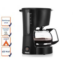 Tristar CM-1246 Cafetera, elemento antigoteo, 600 W, 0.6 litros, Negro