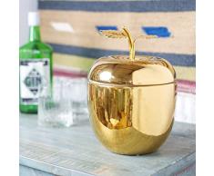 Talking Tables EMP-ICEBUCKET-Apple Cubo de Hielo Tapa, Accesorio para Carrito de Bebidas de Acero Inoxidable, Elegante decoración de Fiesta para Mesa, Verde Manzana