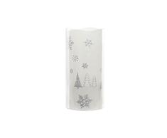 Vela LED DKD Home Decor Navidad Cera (7.5 x 7.5 x 15 cm)