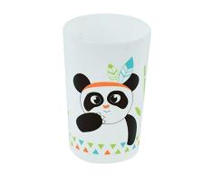FUN HOUSE 005700 Indian Panda Vaso Infantil, Polipropileno, Transparente