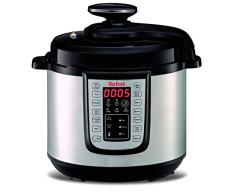 Tefal Fast & Delicious Multicooker - Olla a presión eléctrica 1200 W, 25 programas automáticos, modo manual, incluye recetario, cestillo de cocción al vapor, 6 litros de capacidad