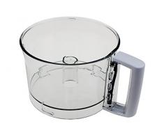 Magimix 17338 - Cuenco principal con sistema de cocina y procesador de alimentos, mango blanco, 4200XL, plástico