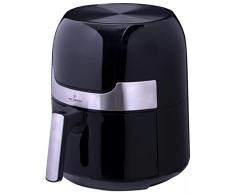 Freidora de Aire Caliente Just Perfecto 3,5L - Airfryer hasta 200°C - Freír sin Aceite con Programas para 500g - Airfryer 1400W con 9 Programas - Freidora de Aire Caliente para Patatas Fritas