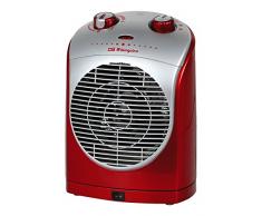 Orbegozo FH 5025 - Calefactor eléctrico compacto con movimiento oscilante, 2200 W de potencia, 2 niveles de funcionamiento y modo ventilador