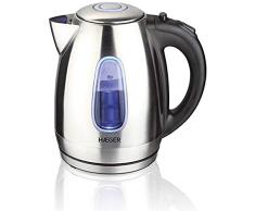 HAEGER MOLDAVIE - Hervidor electrico 1,7Litros, 2200W, sistema sin cables para mayor comodidad, lámpara indicadora de calefacción, protección contra el sobrecalentamiento