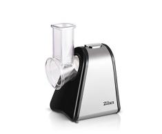 Zilan - Cortador de verduras eléctrico, 4 en 1, rascador de mandolina verduras frutas, 200W