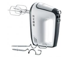 SEVERIN HM 3830 Batidora Amasadora con cable en espiral, 400 W aproximadamente, color blanco y negro