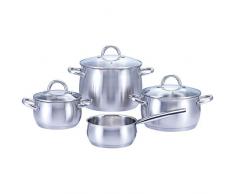SSW 400093 Batería de cocina de 7 piezas, Acero Inoxidable