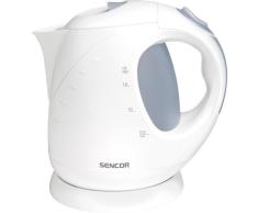 Sencor SWK 1800WH - Hervidor de agua (1,8 l, 2000 W, indicador de volumen en ambos lados, sistema de seguridad en tres niveles), color blanco