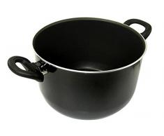 Ballarini Firenze Olla 2 asas, Cortan, Negro, Diámetro 22 cm