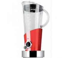 Casa Bugatti Batidora de Vaso 12-EVELAC3 Rojo, 400 W, Vidrio, 4 Velocidades