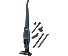 AEG QX7-1-I360 Aspiradora Sin Cable, 21,6 V, Autonomía de 50 min, 2 Velocidades, Tecnología Cyclonic, Filtración de 5 Pasos, Depósito de 0,3 L, Aspiradora Escoba y de Mano, Azul