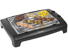 Bestron Barbacoa Eléctrica de Mesa con Bandeja Recoge Grasa, 2000 W, Negro