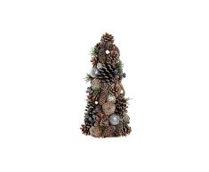 Árbol de Navidad DKD Home Decor Piñas Nevado PVC (19 x 19 x 38 cm)