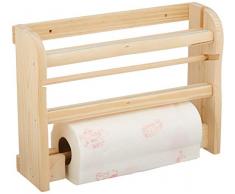 Caper Articoli Casalinghi Portarrollos de mesa de madera