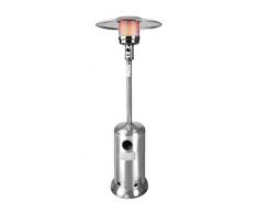 Lacor - 69400 - Calentador Terraza a Gas Con Reflec Inox 12000 w