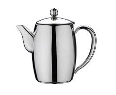 Café Stal BC-012 Café Stål Bellux Collection Premium-Cafetera (350 ml), tamaño de 1 Taza/2 Tazas, Acabado Pulido Espejo, diseño de Acero Inoxidable 18/10, Mango Resistente al Calor, Boquilla de argón