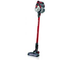 Ariete 2767 Aspiradora secar, hepa, ciclónico, 120 w, sin bolsa, 0.8 l, filtro hepa, luz led indicador batería baja, cepillo giratorio, autonomía 30 - 45 mins, color rojo negro
