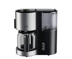 Braun Household Braun IDCollection Cafetera KF 5105 BK - Cafetera de filtro, con AromaSelect & 10 tazas jarra térmica, perfecto disfrute, 1000 W, negro/acero inoxidable, plástico