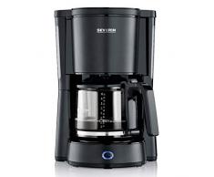 SEVERIN KA 9554 Cafetera (1000 W, 1.25 L, filtro 1 x 4), negro
