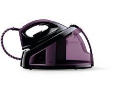 Philips FastCare GC7715/80 estación plancha al vapor 2,2 L Suela de SteamGlide Negro, Púrpura - Centro de planchado (5,5 bar, 2,2 L, 250 g/min, 120 g/min, Suela de SteamGlide, Negro, Púrpura)